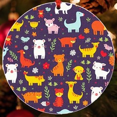 Pet Animal 01 Uv Print Acrylic Ornament Round by myclothy
