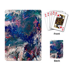 Blue Feathers And Flames Playing Cards Single Design (rectangle) by kaleidomarblingart