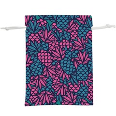 Summer Pineapples Lightweight Drawstring Pouch (xl) by Paksenen