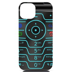 Retro Mobile Device Output Device Iphone 14 Black Uv Print Pc Hardshell Case by Bedest