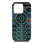 Retro Mobile Device Output Device iPhone 16 Pro Black UV Print PC Hardshell Case Front