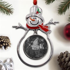 Patagonia Forest, Nahuel Huapi National Park, Rio Negro, Argentina Metal Snowman Ornament by dflcprintsclothing