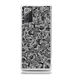 Be true be yourself typographic print pattern Samsung Galaxy Note 20 TPU UV Case Front