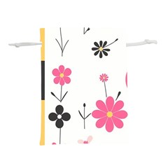  Minimalist Pattern With Simple Lines,flower And Shapes, Creating A Clean And Modern Lightweight Drawstring Pouch (s) by myclothy