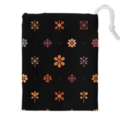 Minimalist Pattern With Simple Lines,flower And Shapes, Creating A Clean And Modern Drawstring Pouch (4xl) by myclothy
