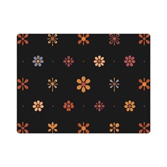 Minimalist Pattern With Simple Lines,flower And Shapes, Creating A Clean And Modern Premium Plush Fleece Blanket (mini) by myclothy