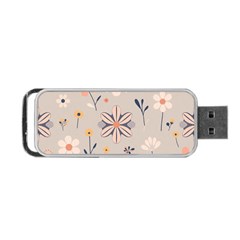  Minimalist Pattern With Simple Lines,flower And Shapes, Creating A Clean And Modern Portable Usb Flash (two Sides) by myclothy