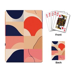 Minimalist Pattern With Simple Lines And Shapes, Creating A Clean And Modern Aesthe Playing Cards Single Design (rectangle) by myclothy