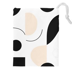 A Minimalist Pattern With Simple Lines And Shapes, Creating A Clean And Modern Aesthetic 05 Drawstring Pouch (4xl) by myclothy