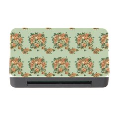 Retro 1880s Flowers Pattern 19 Memory Card Reader With Cf by violetheavensky