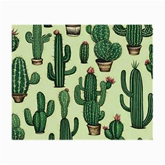 Cactus  Small Glasses Cloth (2 Sides) by pollyparadiseartshop