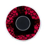 Valentines Day Hearts Pattern Love Red On-the-Go Memory Card Reader Back