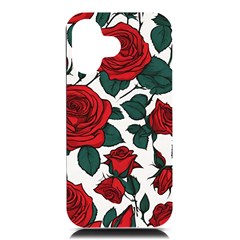 Roses Iphone 16 Black Uv Print Pc Hardshell Case by pollyparadiseartshop