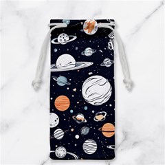 Space Galaxy Universe Stars Sky Jewelry Bag by Paksenen