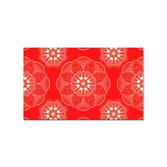 Crimson Current Sticker Rectangular (10 Pack) by ArtfulThreads
