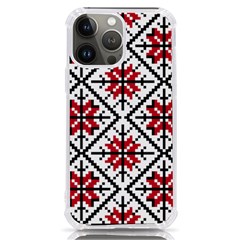 Ukrainian Folk Seamless Pattern Ornament Ethnic Ornament Border Element Traditional Art Iphone 13 Pro Max Tpu Uv Print Case
