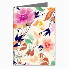 Abstract Floral Background Greeting Card by kyorashop23