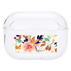 Abstract Floral Background Hard Pc Airpods Pro Case by kyorashop23