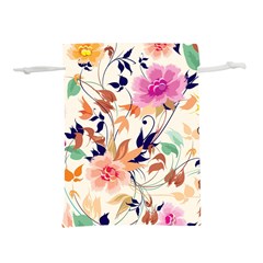 Abstract Floral Background Lightweight Drawstring Pouch (s) by kyorashop23