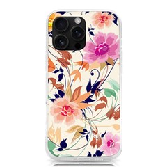 Abstract Floral Background Iphone 16 Pro Max Tpu Uv Print Case by kyorashop23