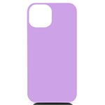 Luscious Lavender Hex #cca3e7 iPhone 14 Black UV Print PC Hardshell Case Front