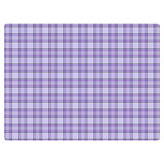 Purple Plaid Tartan 2 Two Sides Premium Plush Fleece Blanket (baby Size) by dressshop