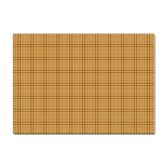 Autumn Fall Plaid Tartan 1 Sticker A4 (10 Pack) by dressshop