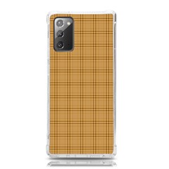 Autumn Fall Plaid Tartan 1 Samsung Galaxy Note 20 Tpu Uv Case by dressshop