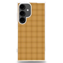 Autumn Fall Plaid Tartan 1 Samsung Galaxy S24 Plus 6 7 Inch Tpu Uv Case by dressshop