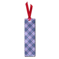 Purple Plaid Tartan 1 Diagonal Small Book Marks by dressshop