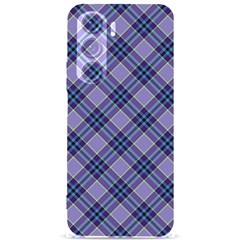 Purple Plaid Tartan 1 Diagonal Samsung Galaxy S24 Plus 6 7 Inch Black Tpu Uv Case by dressshop