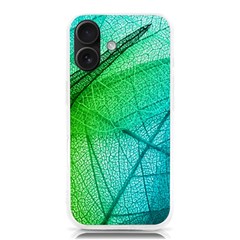 Texture Green Leaf Abstraction 3d Iphone 16 Tpu Uv Print Case by Salmanaz77