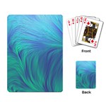 Psicodelia Zyguratti Texture Cyanturquoise Playing Cards Single Design (Rectangle) Back