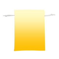 Cream Yellow To Amber Orange Linear Gradient Lightweight Drawstring Pouch (s) by GradientsOmbre