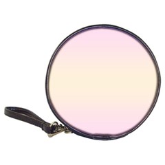 Pink Lace To Cream Yellow Bilinear Gradient Classic 20-cd Wallets by GradientsOmbre