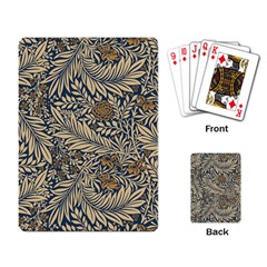 Brown Vintage Background Vintage Floral Pattern, Brown Playing Cards Single Design (rectangle) by kyorashop23