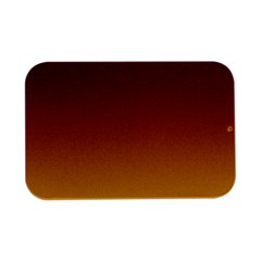 Burgundy Red To Amber Orange Linear Gradient Open Lid Metal Box (silver)   by GradientsOmbre