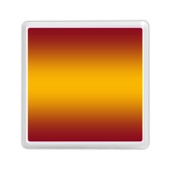 Burgundy Red To Amber Orange Bilinear Gradient Memory Card Reader (square) by GradientsOmbre