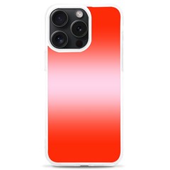 Scarlet Red To Pink Lace Bilinear Gradient Iphone 15 Pro Max Tpu Uv Print Case