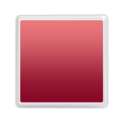 Coral Pink To Burgundy Red Linear Gradient Memory Card Reader (square) by GradientsOmbre