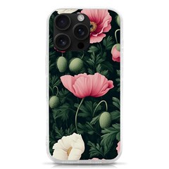 Poppy Flower Plant Petals Bloom Iphone 16 Pro Tpu Uv Print Case by Grandong