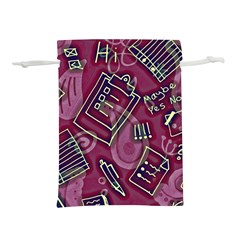 Abstract Art Pattern Design Background Lightweight Drawstring Pouch (l) by Grandong
