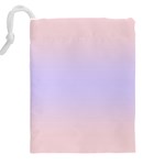 Pale Pink To Pale Violet Bilinear Gradient Drawstring Pouch (4XL) Back