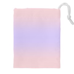 Pale Pink To Pale Violet Bilinear Gradient Drawstring Pouch (5xl) by GradientsOmbre