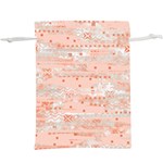 Boho Pattern Lightweight Drawstring Pouch (XL) Back