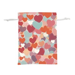 Valentines Day Hearts Romance Love Lightweight Drawstring Pouch (m) by Posterlux