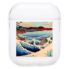 Wave Japanese Mount Fuji Ocean Soft Tpu Airpods 1/2 Case by Bedest
