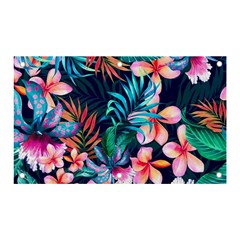 Hawaiian Flowers Hawaii Banner And Sign 5  X 3  by Cemarart