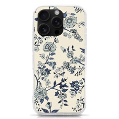 Blue Vintage Background Iphone 16 Pro Tpu Uv Print Case by kyorashop23