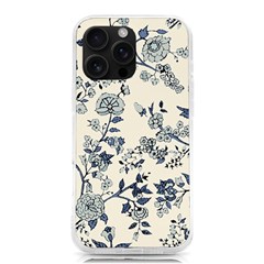 Blue Vintage Background Iphone 16 Pro Max Tpu Uv Print Case by kyorashop23
